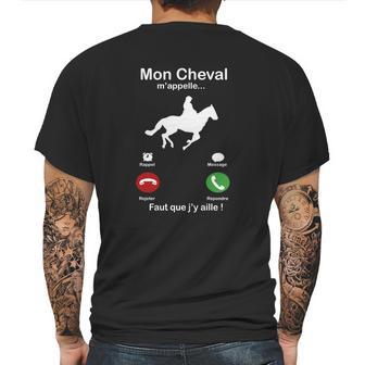 Mon Cheval Mappelle Mens Back Print T-shirt | Favorety UK