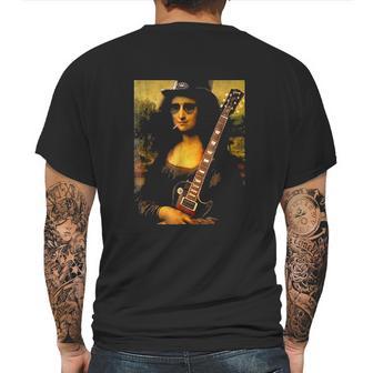 Mona Lisa By Slash Mens Back Print T-shirt | Favorety