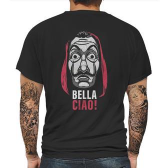 Money Heist Salvador Dali Mens Back Print T-shirt | Favorety UK