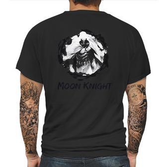 Moon Knight Paint Smudge Print Graphic Mens Back Print T-shirt | Favorety CA