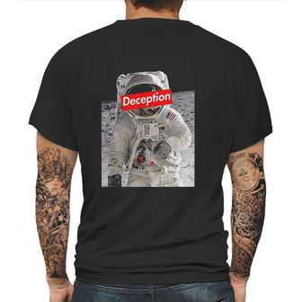 Moon Landing Conspiracy Theory Mens Back Print T-shirt | Favorety UK