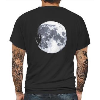 The Moon Nasa Photography Astronomy Space Nerd Mens Back Print T-shirt | Favorety