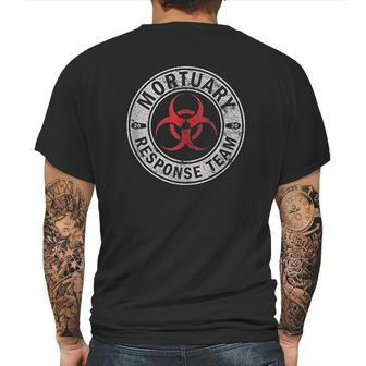 Mortuary Response Team 2020 Biohazard For Embalmers Mens Back Print T-shirt | Favorety DE