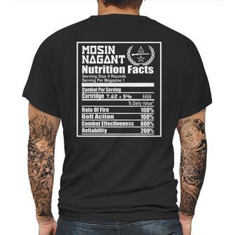 Mosin Nagant Nutrition Facts Mens Back Print T-shirt | Favorety DE