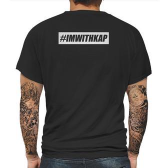 Motivated Culture I Am With Kap Take A Knee Mens Back Print T-shirt | Favorety UK