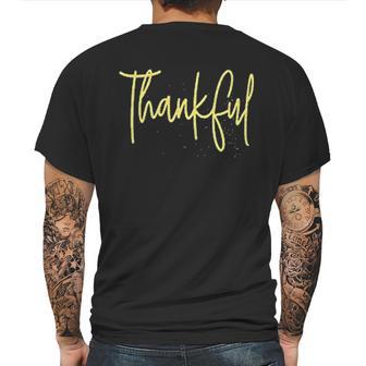 Mousya Thanksgiving Mens Back Print T-shirt | Favorety DE