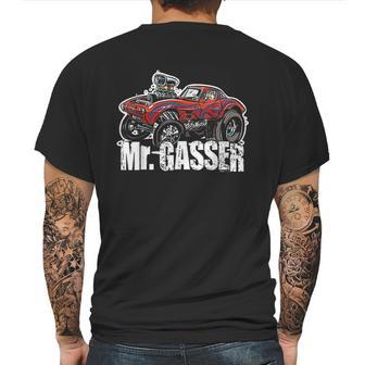 Mr Gasser Hot Rod Cartoon Race Car Mens Back Print T-shirt | Favorety DE