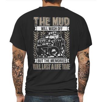 The Mud Will Wash Off Jeep Mens Back Print T-shirt | Favorety