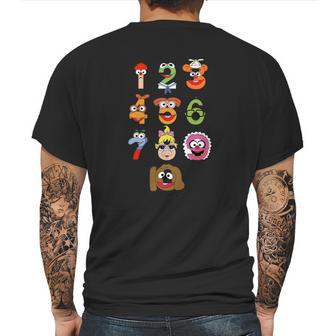 Muppet Babies Numbers Mens Back Print T-shirt | Favorety CA