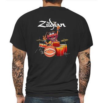 The Muppet Playing Drum For Avedis Zildjian Shirtc Mens Back Print T-shirt | Favorety