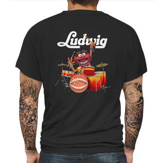 The Muppet Show Animal Playing Ludwig Drums Shirtc Mens Back Print T-shirt | Favorety UK