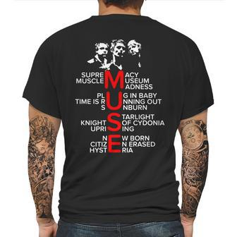 Muse Music Mens Back Print T-shirt | Favorety