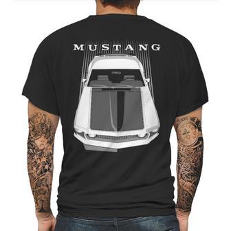 Mustang Boss 69 White Mens Back Print T-shirt | Favorety