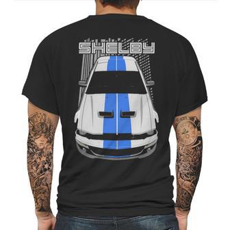 Mustang Shelby Gt500 2007 2009 White Mens Back Print T-shirt | Favorety UK