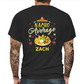 Nacho Average Zach Mens Back Print T-shirt | Favorety DE