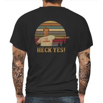 Napoleon Dynamite Jon Heder Vote For Pedro Heck Yes Mens Back Print T-shirt | Favorety