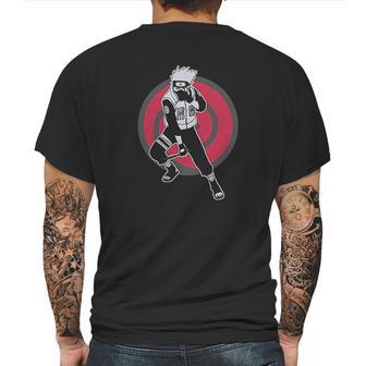 Naruto Shippuden Kakashi Circle With Kanji Mens Back Print T-shirt | Favorety CA