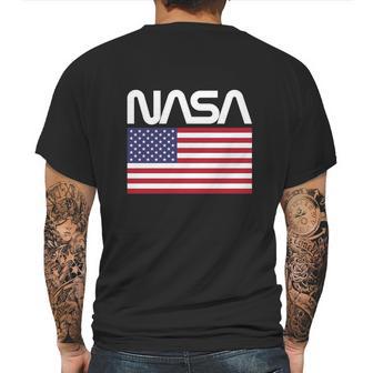 Nasa 4Th Of July American Flag Space Astronaut Shirt Mens Back Print T-shirt | Favorety AU