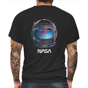 Nasa Galaxy Lineart Fill Helmet Mens Back Print T-shirt | Favorety AU