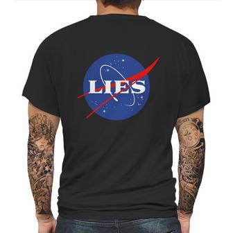 Nasa Lies Mens Back Print T-shirt | Favorety AU