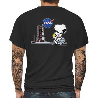 Nasa Snoopy Astronaut T-Shirt Mens Back Print T-shirt | Favorety CA