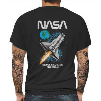 Nasa Space Shuttle Program Mens Back Print T-shirt | Favorety