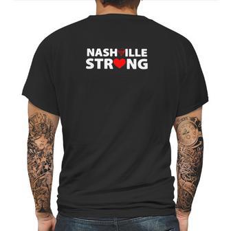 Nashville Strong Native In Nashville Mens Back Print T-shirt | Favorety