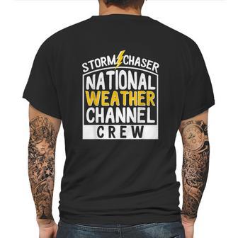 National Weather Channel Mens Back Print T-shirt | Favorety