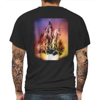 Nativeink Indian Blackfoot Hunter Clothes Apparel Blackfeet Mens Back Print T-shirt | Favorety AU