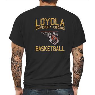 Ncaa Faded Retro Basketball Team Color Mens Back Print T-shirt | Favorety CA