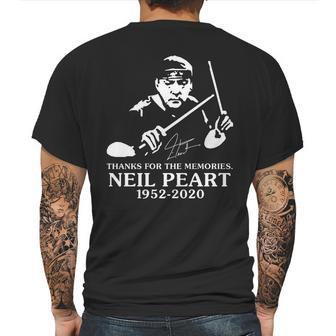 Neil Peart Thanks For The Memories Mens Back Print T-shirt | Favorety DE