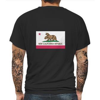 New California Republic Ncr Flag Mens Back Print T-shirt | Favorety UK