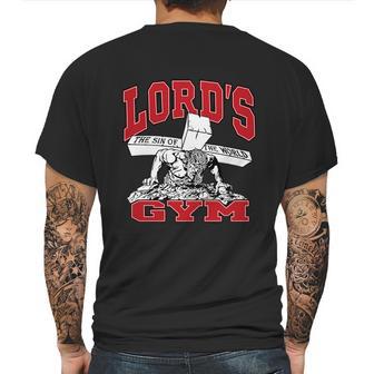 New Motivation Bodybuilder The Lords Gym Cool Design Mens Back Print T-shirt | Favorety UK