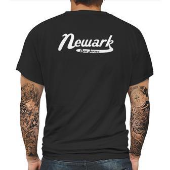 Newark New Jersey Vintage Mens Back Print T-shirt | Favorety AU