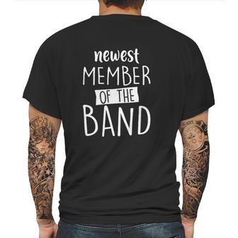 Newest Member Of The Band Baby One Piece Or Toddler For Musicians Mens Back Print T-shirt | Favorety UK