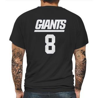 Nfl New York Giants Daniel Jones Team Mens Back Print T-shirt | Favorety UK