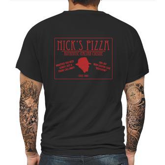 Nicks Pizza Authentic Italian Cuisine Mens Back Print T-shirt | Favorety UK