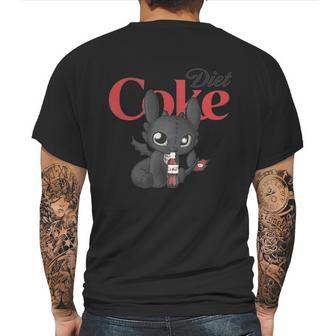 Night Fury Toothless Diet Coke Mens Back Print T-shirt | Favorety DE