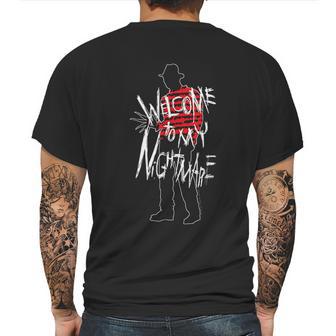 A Nightmare On Elm Street Freddy Welcome To My Nightmare Mens Back Print T-shirt | Favorety UK