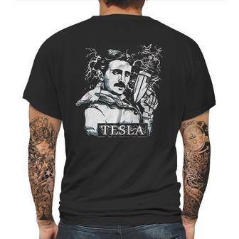 Nikola Tesla Funny Mens Back Print T-shirt | Favorety DE