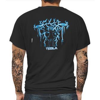 Nikola Tesla Mad Scientist Mens Back Print T-shirt | Favorety DE