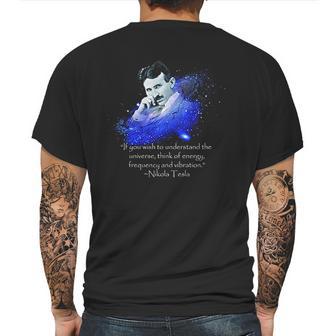 Nikola Tesla Quote Mens Back Print T-shirt | Favorety AU