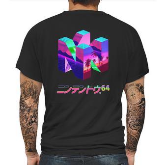 Nintendo 64 Vaporwave Shirt Mens Back Print T-shirt | Favorety UK