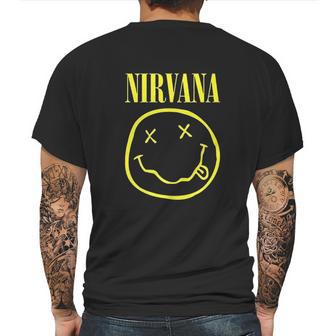 Nirvana Smiley Logo Mens Back Print T-shirt | Favorety AU