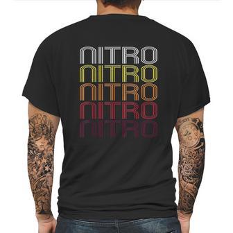 Nitro Vintage Style West Virginia Mens Back Print T-shirt | Favorety DE