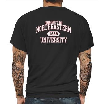 Northeastern University Huskies Property Mens Back Print T-shirt | Favorety