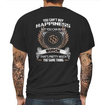 You Can Not Buy Happiness But Can Buy Buick Funny Mens Back Print T-shirt | Favorety UK