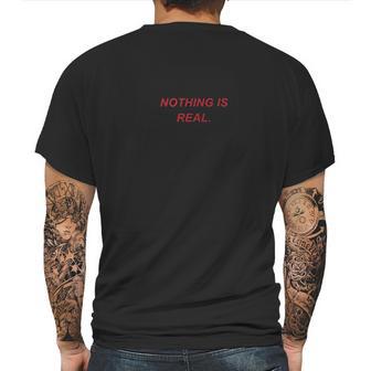 Nothing Is Real Pastel Goth Soft Grunge Aesthetic Clothing Mens Back Print T-shirt | Favorety