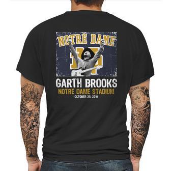 Notre Dame Garth Brooks Stadium Mens Back Print T-shirt | Favorety DE