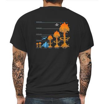 Nuke Atom Bomb Fallout Hydrogen Bomb Mens Back Print T-shirt | Favorety AU